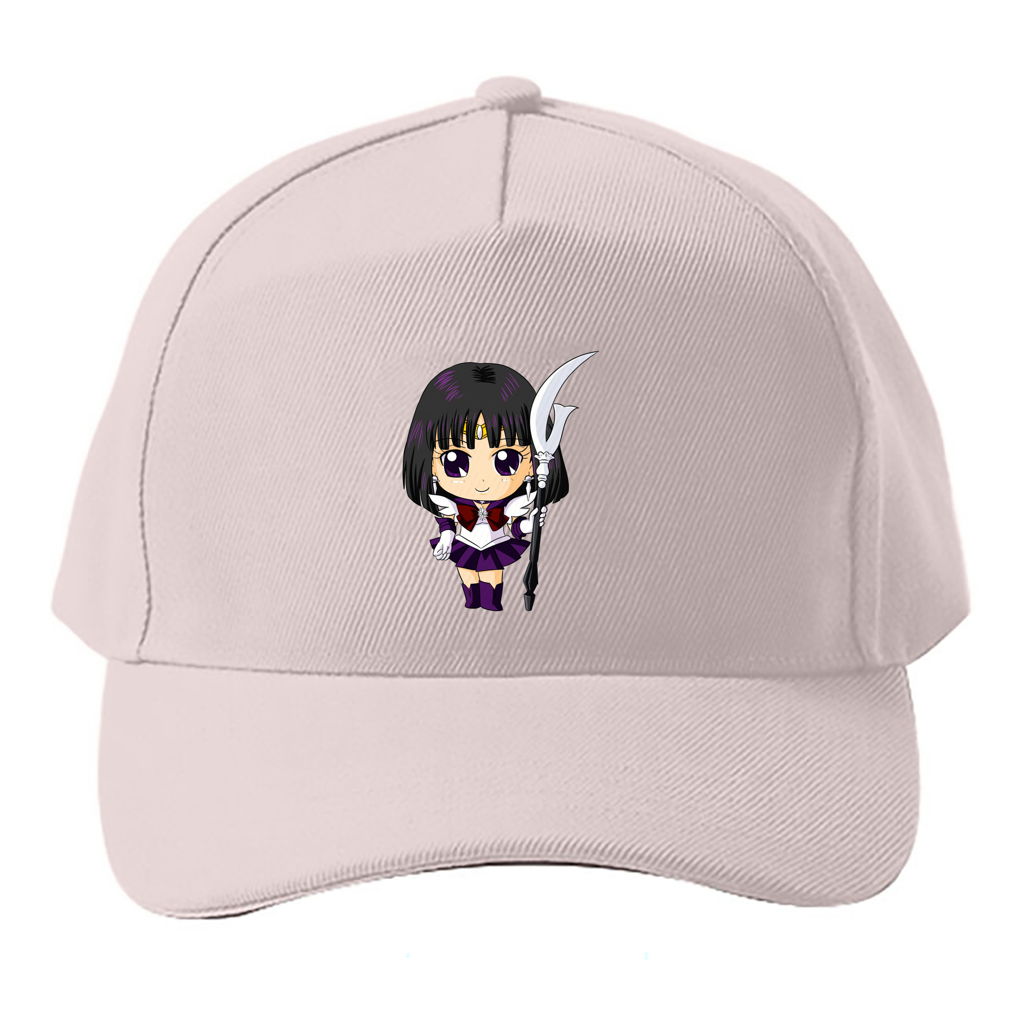 （画像用） 美少女戦士セーラームーン 土萠ほたる Sailor Moon Tomoe Hotaru （セーラーサターン；Sailor Saturn） ベースボールキャップ 綿100％ 男女兼用 帽子 スポーツ